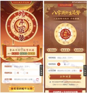 2025新版蛇年运势测算系统源码 风水起名 八字命理 财运姻缘 塔罗占卜插图4