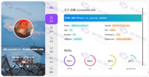南栀PHP个人主页系统源码 – 集成光年后台模板与完整管理功能插图