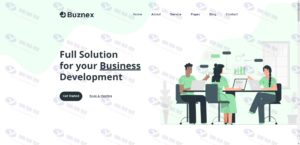 104套高质量企业官网HTML模板合集 纯静态页面适用多行业APP下载页面源码插图68