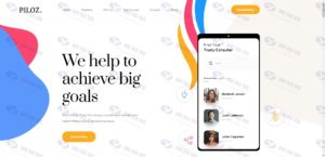 104套高质量企业官网HTML模板合集 纯静态页面适用多行业APP下载页面源码插图150